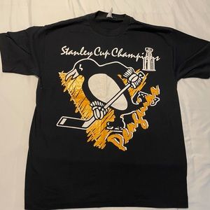 Pittsburgh Penguins Vintage Shirt Stanley Cup